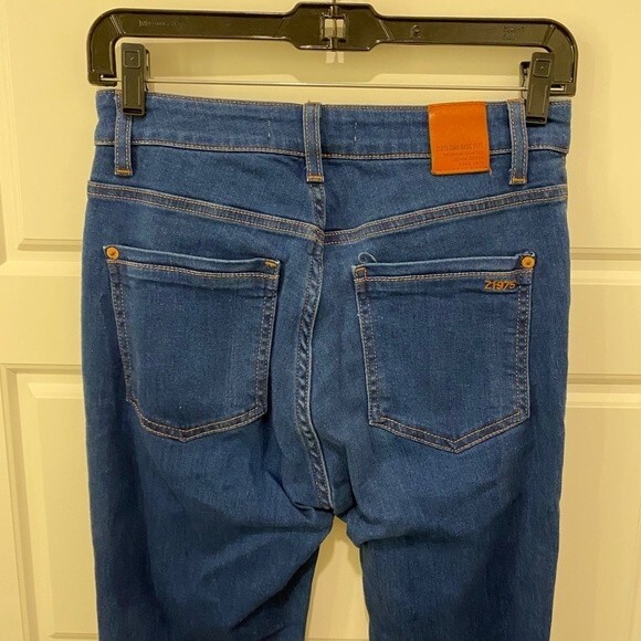 Zara Basic Women's Z1975 Mexico High Rise Skinny Stretch Denim. Blue. Size 10. - Picture 8 of 11